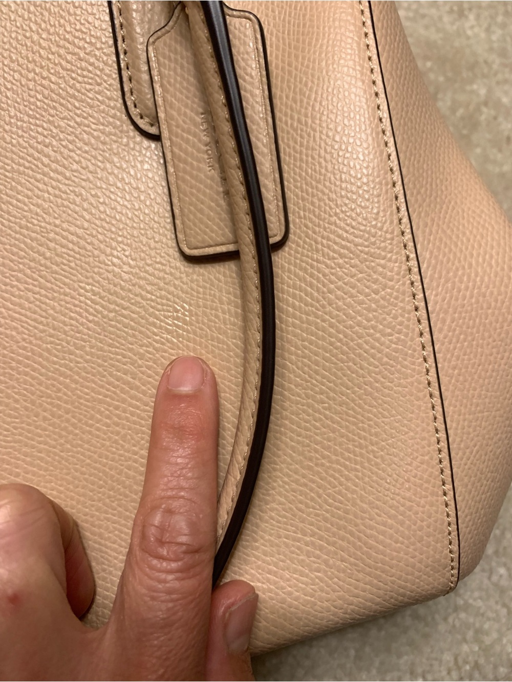 Coach Blush Pink Leather Satchel with Gold Hardware - Picture 4 of 13